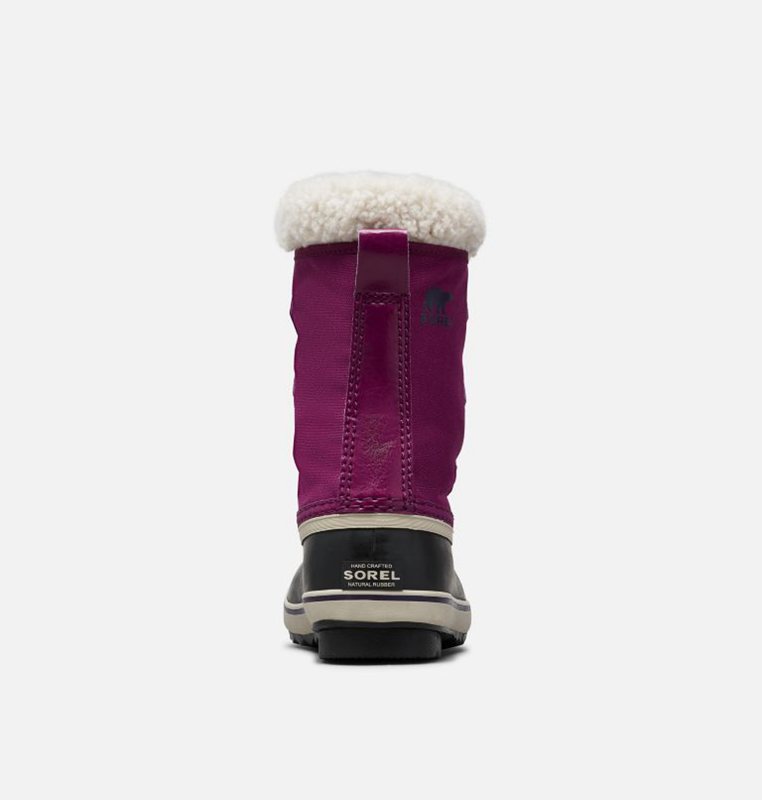 Kids Snow Boots Purple/Black - Sorel Youth Yoot Pac™ Nylon - 730149-EGS